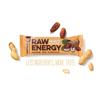 Raw Energy Peanuts & Dates Riegel 50g