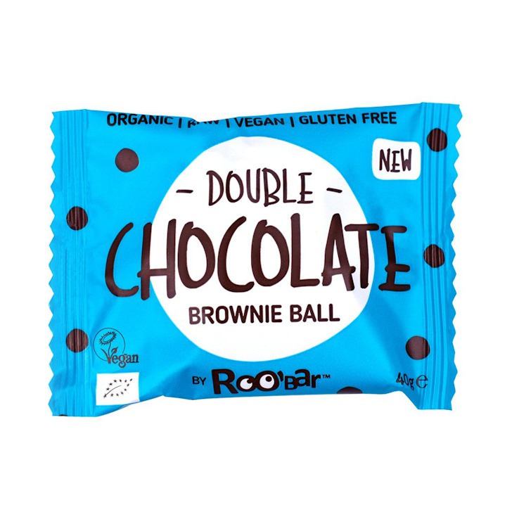 Bio "Double Chocolate" Brownie Ball 40g
