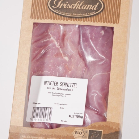 Bio Schweineschitzel DEMETER, 2 Stk à ca. 150g
