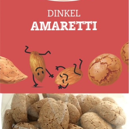 Bio Dinkel Amaretti mit Mandeln 100g