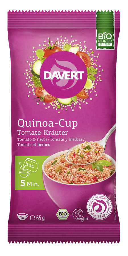 Bio Quinoa-Cup Tomate-Kräuter 65g