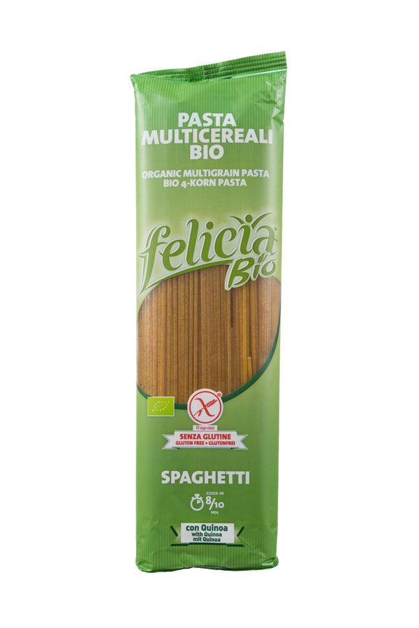 Bio 4-Korn Spaghetti mit Quinoa glf 500g