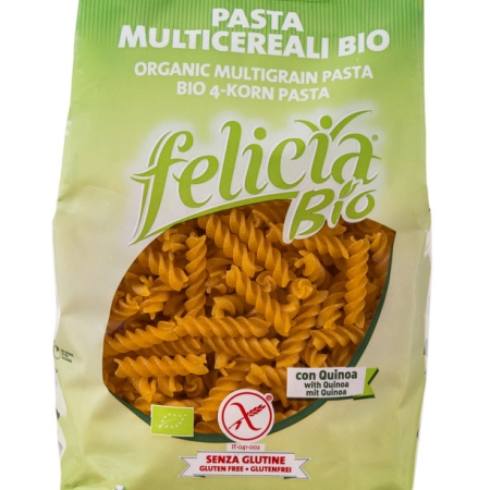 Bio 4-Korn Fusilli mit Quinoa glf 500g