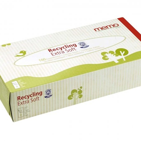Kosmetiktücher Recycling soft 2-lagig