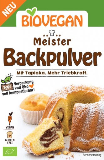 Meister Backpulver mit Tapiokastärke 3x17g