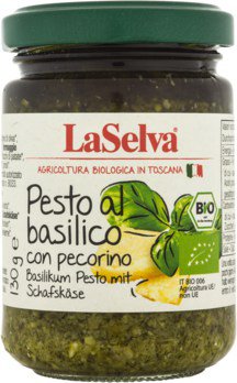 Bio Pesto Basilikum mit Schafskäse 130g