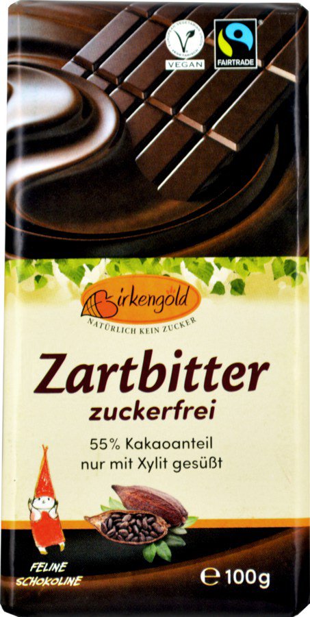 Xylit Zartbitter Schokolade 100g