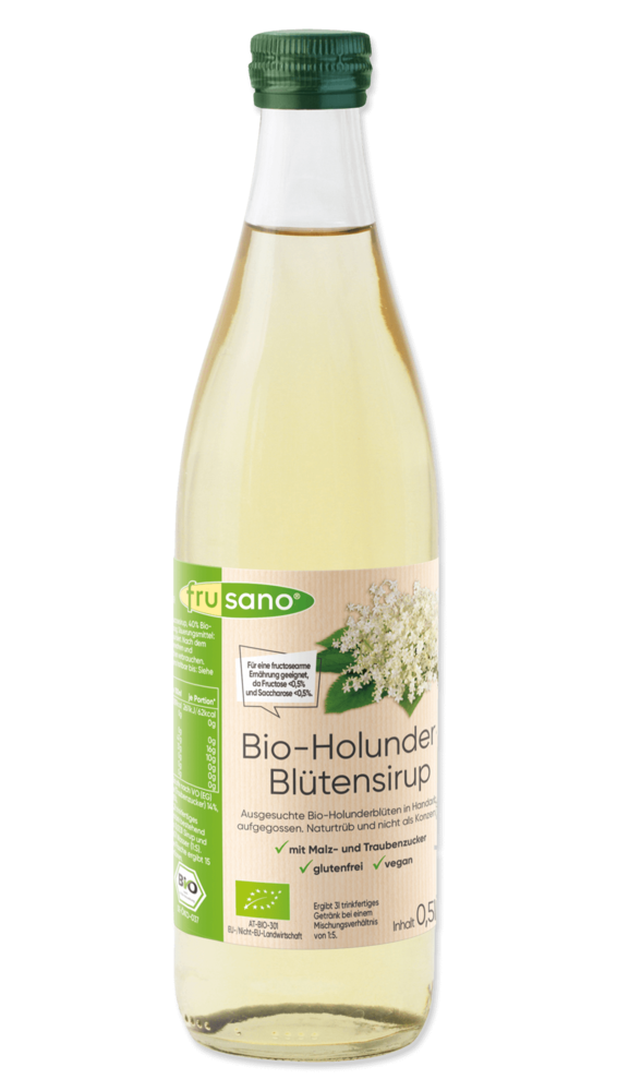 Bio Holunderblüten-Sirup 500ml