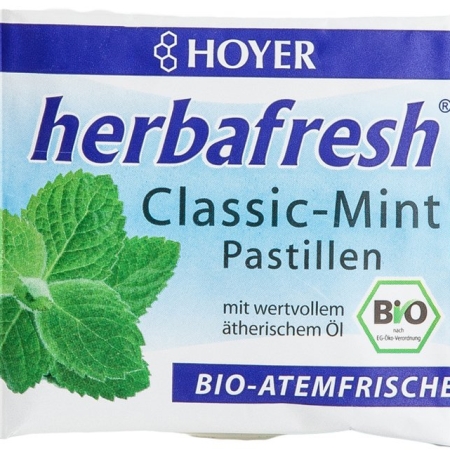 Bio herbafresh Classic-Mint Pastillen, 17g