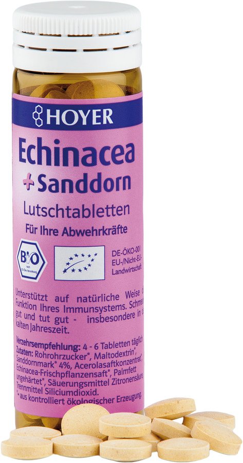 Bio-Echinacea + Sanddorn, 60 Lutschtabletten