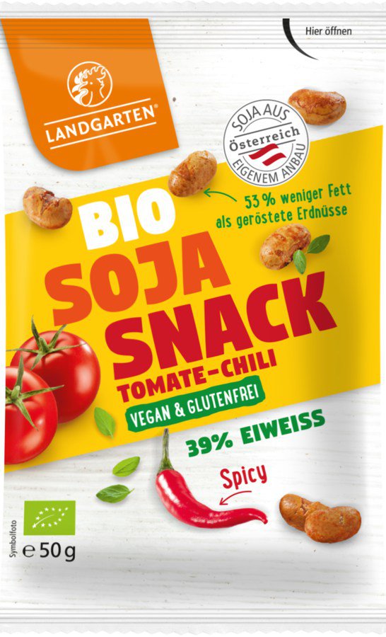 Bio Soja Snack Tomate-Chili 50g
