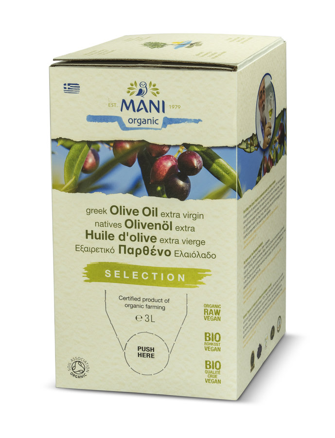 Bio Olivenöl nativ extra, Selection, 3 I BIB
