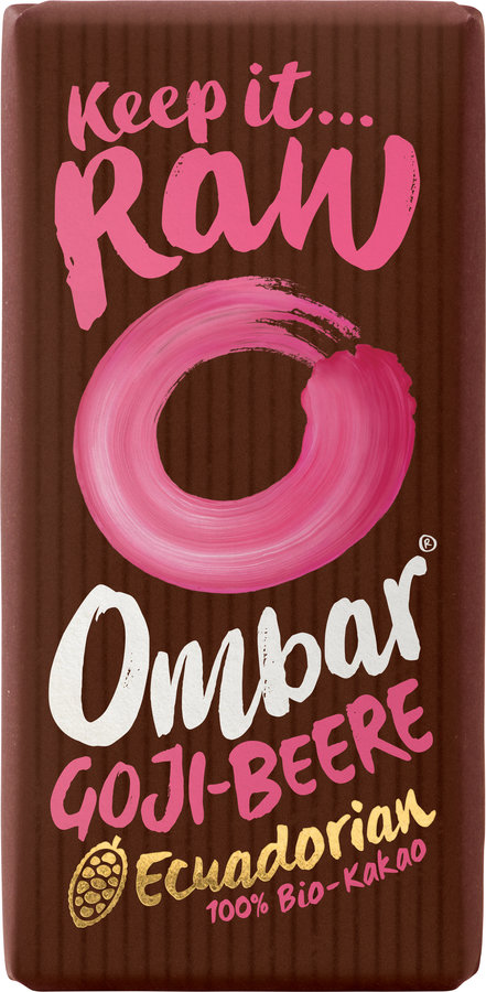 Bio OMBAR Gojibeere Roh-Schokolade 35g