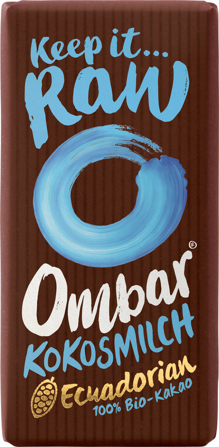 Bio OMBAR Kokosmilch Roh-Schokolade 35g