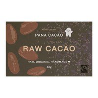 Bio Raw Cacao (Roher Kakao) mit 60% Kakao, 45g Tafel
