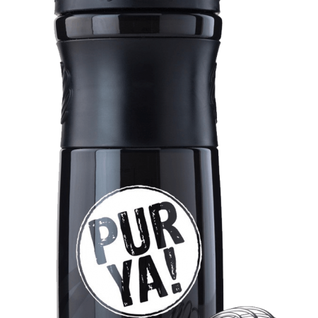 Purya! Shaker - Black/Black BPA-frei