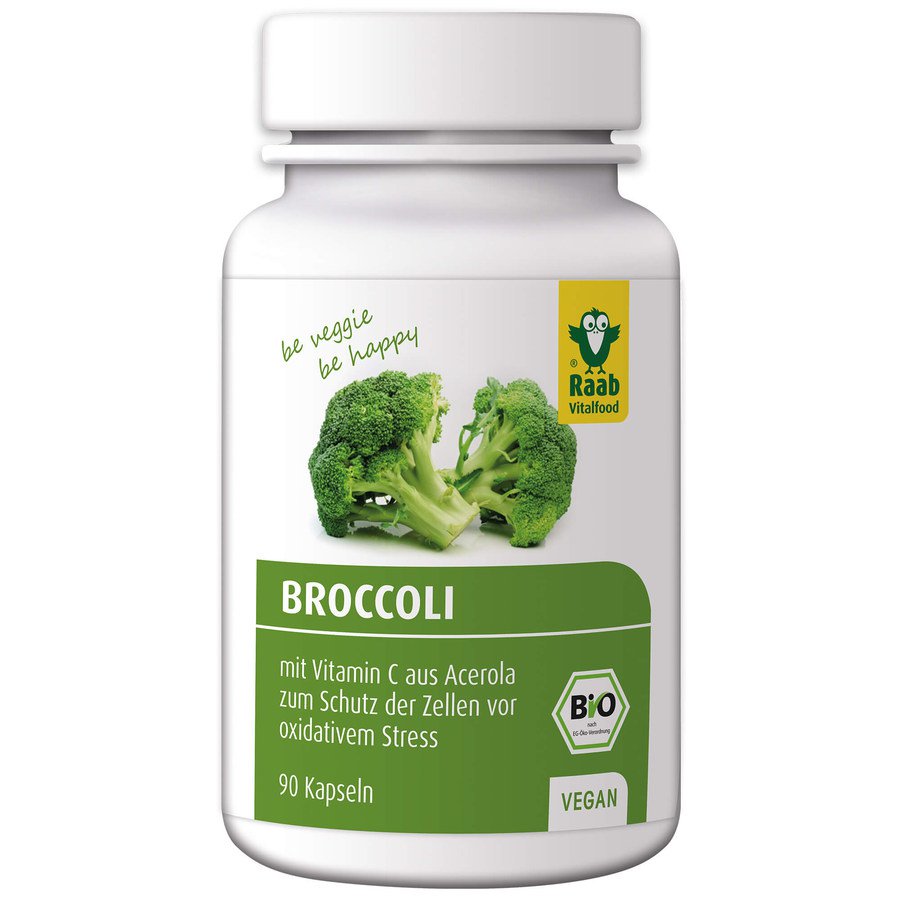 Bio Broccoli, vegan, 90 Kapseln à 500mg