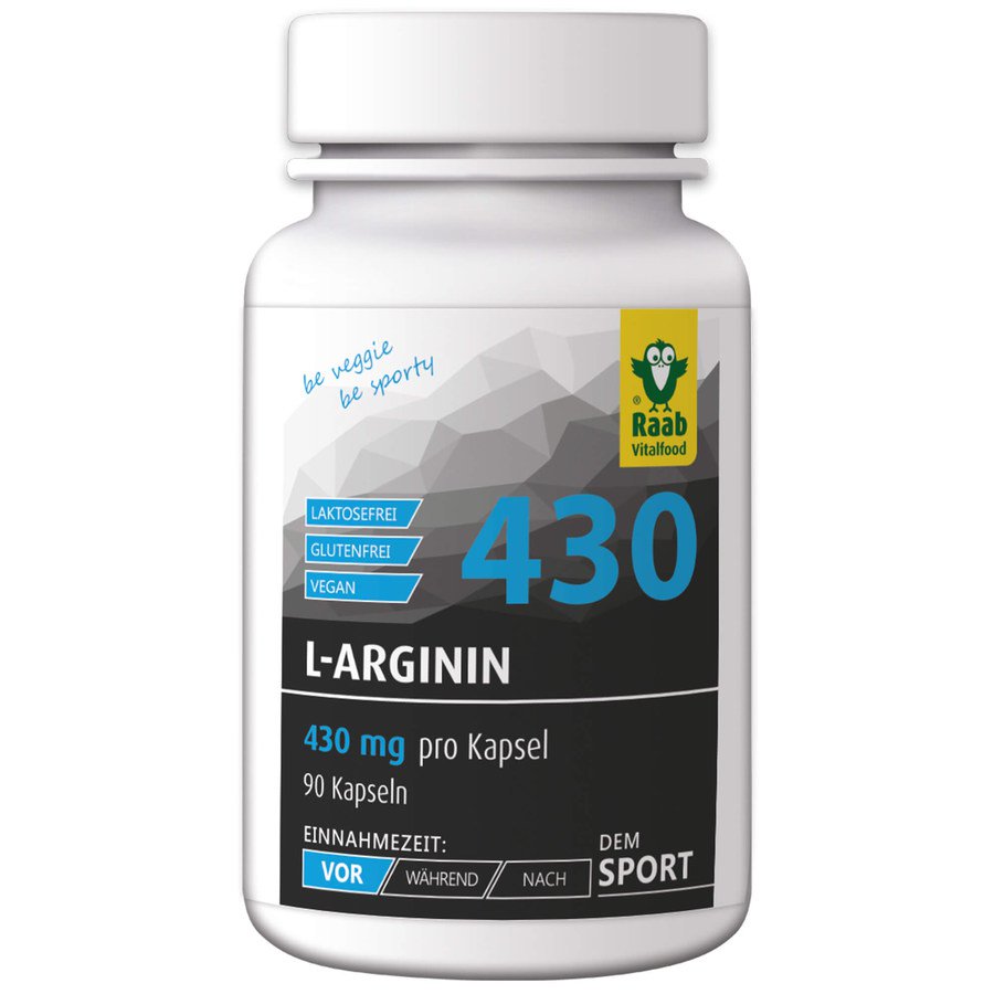 L-Arginin, 90 Kapseln à 550mg