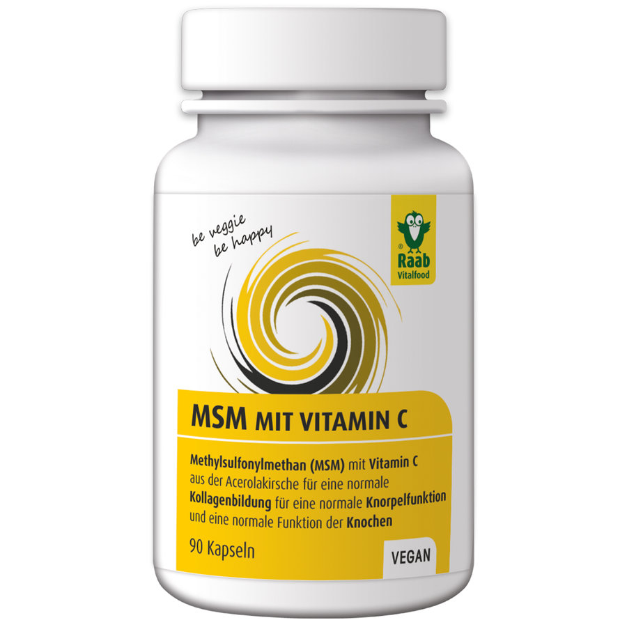 MSM mit Vitamin C, 90 Kapseln à 630 mg
