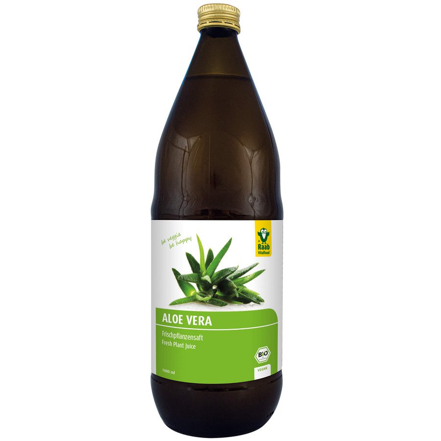 Bio Aloe Vera Drink, vegan, 1000 ml, Flasche