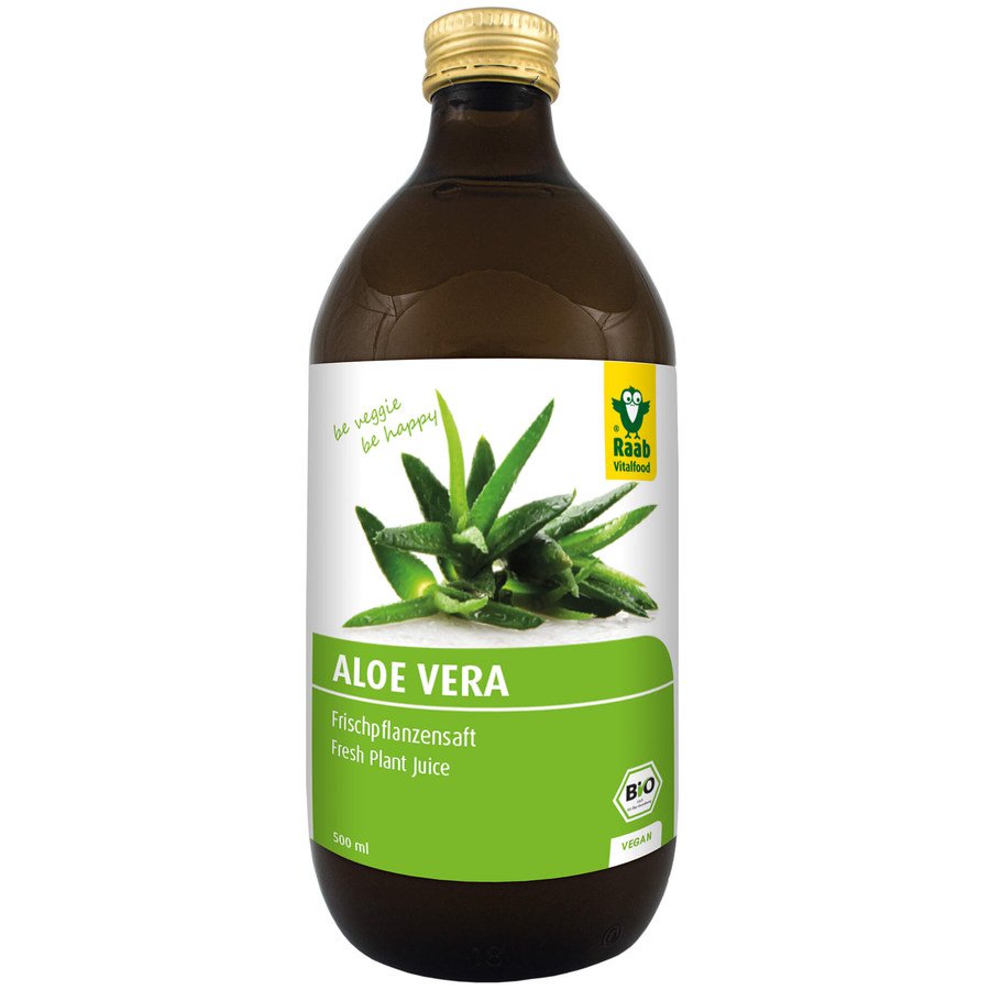 Bio Aloe Vera Drink, vegan, 500 ml, Flasche