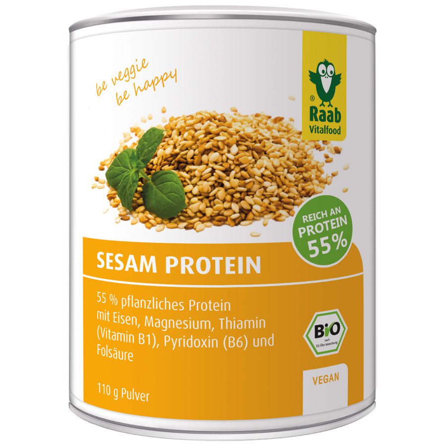 Bio Sesam Protein Pulver, Vegan, 110g Dose