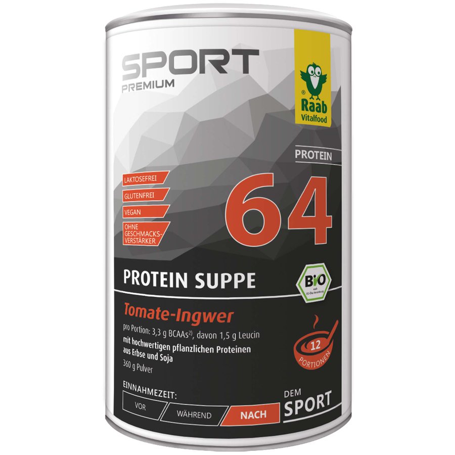 Bio Protein Suppe 64, Tomate-Ingwer, 500g Dose