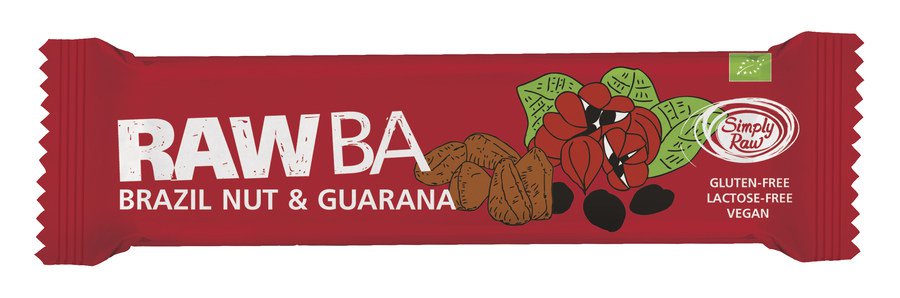 Bio "Brazil Nut Guarana" raw ba Riegel 40g