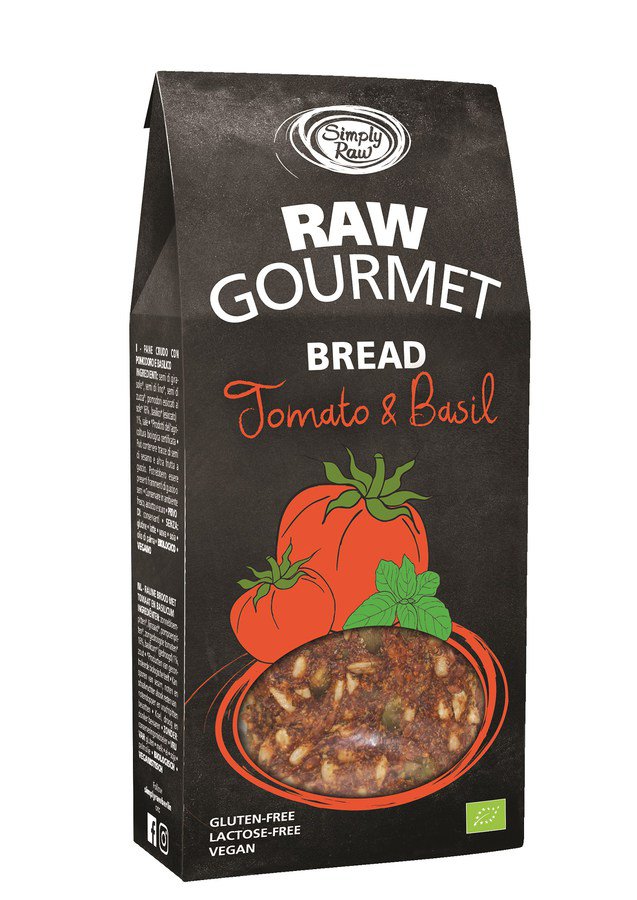 Bio Raw Gourmet "Tomato & Basil" Bread 90g