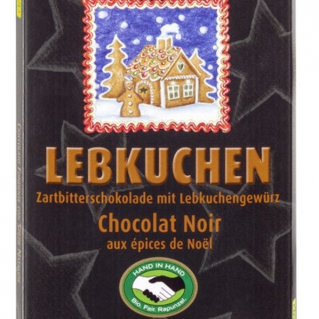 Bio Zartbitter Schokolade Lebkuchengewürz 80g