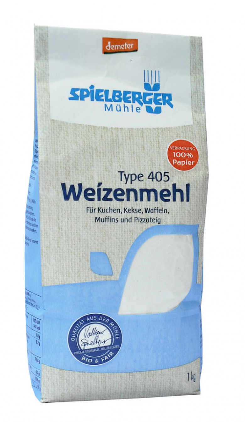 Bio Weizenmehl Type 405 DEMETER 1kg