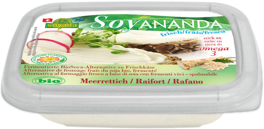 Bio Soyananda Frischkäse Meerrettich, vegan 140g
