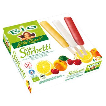 Bio Fruchteis Mini-Sorbetti 30g, Multipack 8 x 30ml