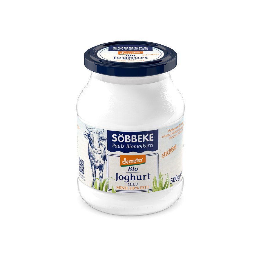 Bio Jogurt mild 3,8% Demeter 500g (Pfandartikel)