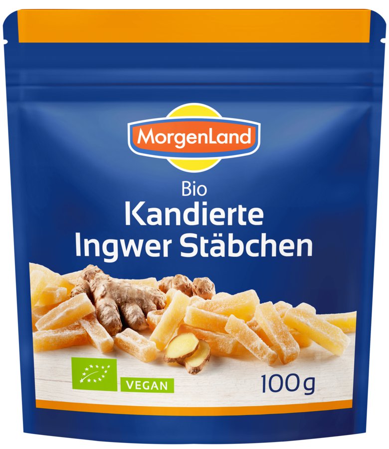 Bio Kandierte Ingwer Stäbchen 100g