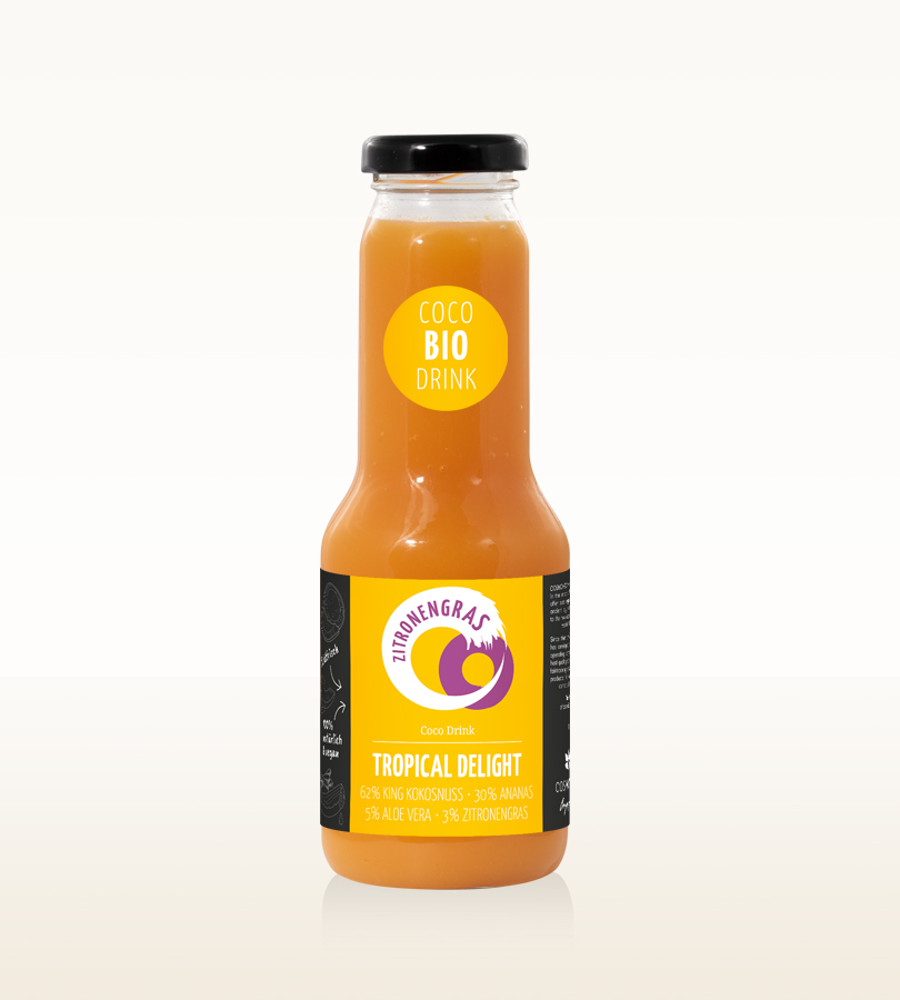 BIO Drink Tropical Delight - Ananas Zitronengras 300ml