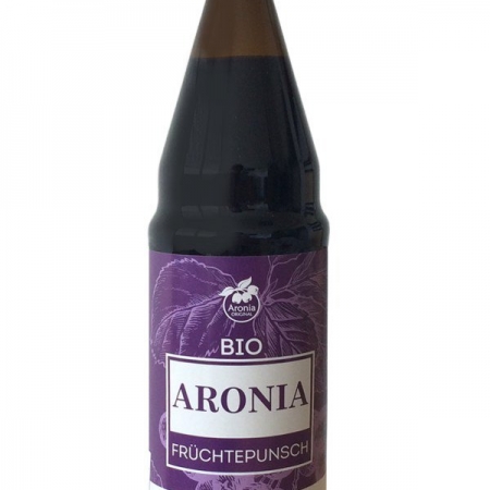 Bio Aronia Früchtepunsch 0,75l-Einweg-Glasflasche alkoholfrei