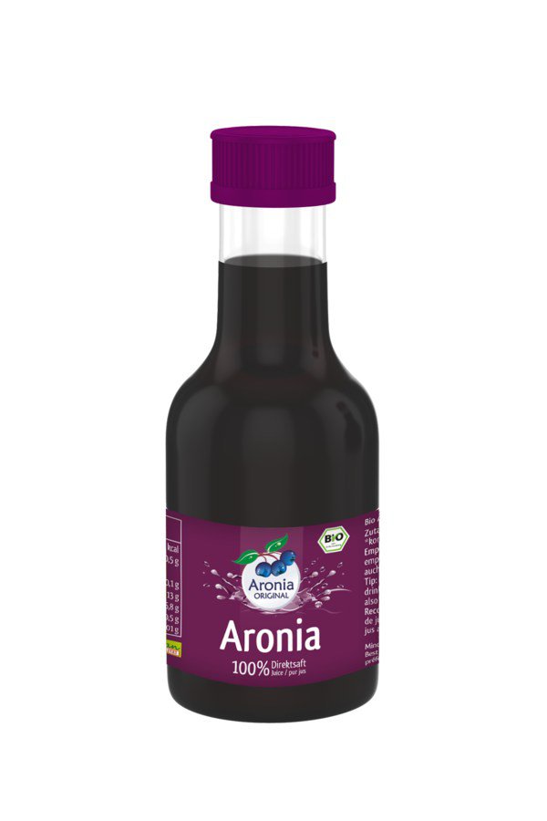 Bio Aronia Direksaft, 100ml Glasflasche
