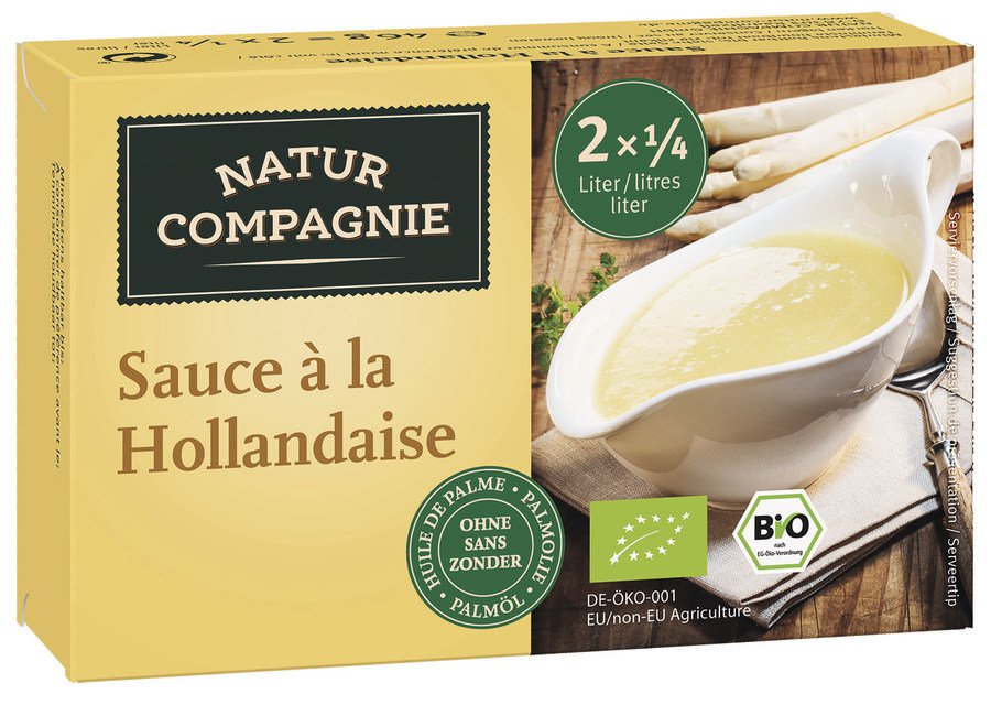 Bio Sauce à la Hollandaise feinkörnig für 2x250ml