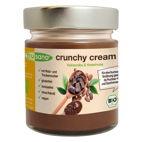 Bio Crunchy Cream Haselnuss mit Kakaonibs 180g