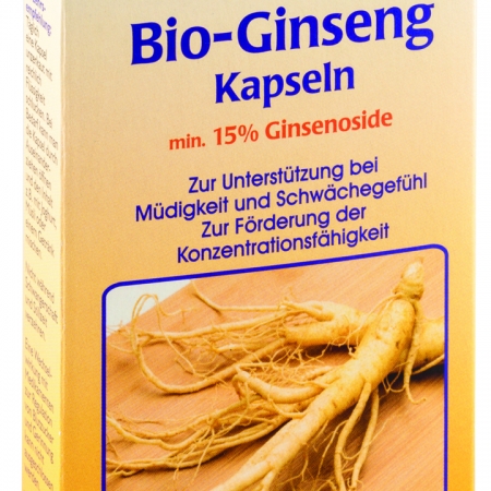 Bio-Ginseng min. 15% Ginsenoside, 30 Kapseln