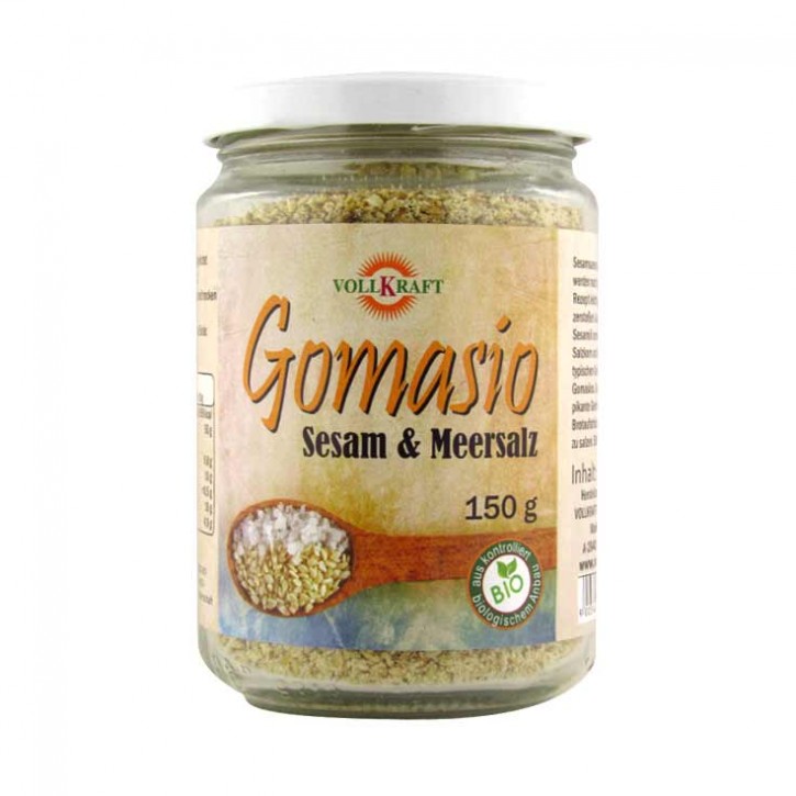 Bio Gomasio aus Sesam und Meersalz 150g